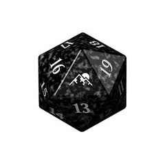 Kamigawa: Neon Dynasty: D20 Die (Black)